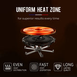 NNEDSZ EuroChef Electric Induction Cooktop Portable Kitchen Cooker Ceramic Cook Top