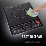 NNEDSZ EuroChef Electric Induction Cooktop Portable Kitchen Cooker Ceramic Cook Top