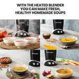 NNEDSZ POLYCOOL 1000W 5in1 Vacuum Blender, 700ml Capacity, With Heating Jug and Grinder Cup