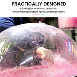 NNEDSZ EUROCHEF Commercial Fairy Floss Cotton Candy Maker Machine Bubble Cover 52cm