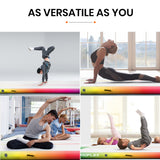 NNEDSZ 800x100x20cm Inflatable Air Track Mat Tumbling Gymnastics, Multi-Coloured (No Pump)