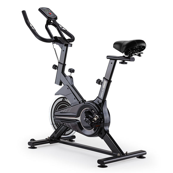 NNEDSZ Spin Bike Flywheel Commercial Gym Exercise Home Fitness Grey