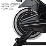 NNEDSZ Spin Bike Flywheel Commercial Gym Exercise Home Fitness Grey