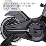 NNEDSZ Spin Bike Flywheel Commercial Gym Exercise Home Fitness Grey