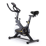 NNEDSZ Commercial Spin Bike Flywheel Exercise Fitness Home Gym Yellow