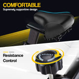 NNEDSZ Commercial Spin Bike Flywheel Exercise Fitness Home Gym Yellow