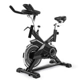 NNEDSZ Spin Bike - Flywheel Commercial Gym Exercise Home Workout Grey