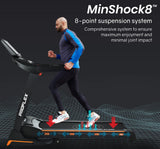 NNEDSZ Electric Treadmill Auto Incline Foldable Run Machine 480MM Belt Home Gym Fitness Large