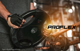 NNEDSZ 2 x 45lb Olympic Weight Plates Rubber Tri-Grip Weights Set Pair Cast Iron Home Gym Fitness