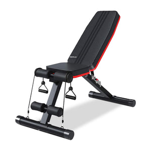 NNEDSZ Weight Bench Workout Gym Press Adjustable Lifting Fitness Folding Bands