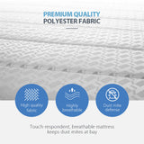 NNEDSZ Kingston Slumber Mattress KING SINGLE Bed Size Bonnell Spring Bedding Firm Foam Top 16CM