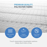 NNEDSZ Kingston Slumber Mattress QUEEN Bed Size Bonnell Spring Bedding Firm Foam Top 16CM