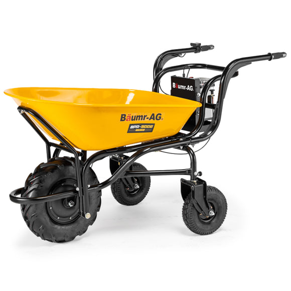 NNEDSZ Baumr-AG 40V Battery Powered Wheelbarrow Motorised Electric, 100L Bucket Volume, 3 Wheel, 260KG, Lifting Bucket