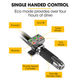 NNEDSZ Baumr-AG 40V Battery Powered Wheelbarrow Motorised Electric, 100L Bucket Volume, 3 Wheel, 260KG, Lifting Bucket