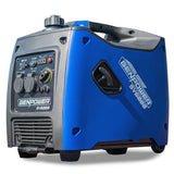 NNEDSZ Inverter Generator Portable 3.5kW Max Petrol Pure Sine Wave Camping Power Station Blue
