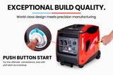 NNEDSZ Inverter Generator 4500W Max 3500W Rated, Quiet Petrol Portable for Motorhome Camping Home Backup