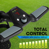 NNEDSZ THOMSON E5000 Pro Lithium Golf Buggy, 36 Hole, Only 12kg, Easy Fold, Electric Motorised Buggy Trolley Cart w/ Seat, Black