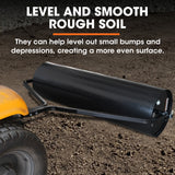 NNEDSZ PLANTCRAFT 48" 116L Tow Behind Lawn Roller, Water or Sand Filled, for grass sod, seed, and unlevel ground