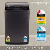 NNEDSZ CARSON 9kg Top Load Washing Machine Home Laundry Clothes Washer Dry Wash Grey
