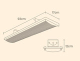 NNEDSZ BIO1800W Outdoor Strip Heater Electric Radiant Slimline Panel