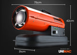 NNEDSZ UNIMAC Industrial Space Heater Diesel Kerosene Blow Portable Outdoor Indoor Thermostat