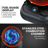 NNEDSZ UNIMAC Industrial Space Heater Diesel Kerosene Blow Portable Outdoor Indoor Thermostat