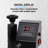 NNEDSZ THERMOMATE 38x29cm 5in1 Swing Away Heat Press Machine, Includes T-Shirt, Mug, Cap, Plate Presses