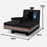 NNEDSZ THERMOMATE Large Heat Press Machine Multipurpose sublimation printing 38x38cm 15 InchX15 Inch