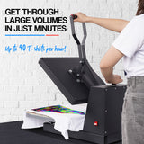 NNEDSZ THERMOMATE Large Heat Press Machine Multipurpose sublimation printing 38x38cm 15 InchX15 Inch