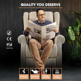 NNEDSZ FORTIA Electric Recliner Lift Heat Chair for Elderly, Massage, Heat Therapy, Aged Care, Beige