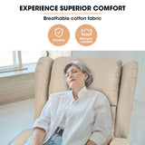 NNEDSZ FORTIA Electric Recliner Lift Heat Chair for Elderly, Massage, Heat Therapy, Aged Care, Beige