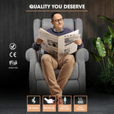 NNEDSZ FORTIA Electric Recliner Lift Heat Chair for Elderly, Massage, Heat Therapy, Aged Care, Grey
