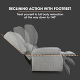 NNEDSZ FORTIA Electric Recliner Lift Heat Chair for Elderly, Massage, Heat Therapy, Aged Care, Grey
