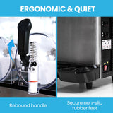 NNEDSZ POLYCOOL 24L Double Tank Commercial Slush Machine, Quality Donper Compressor, Frozen Slushy Maker
