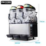 NNEDSZ POLYCOOL 36L Slushie Machine Granita Commercial Slush Slurpee Maker Slushy Juice