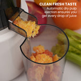 NNEDSZ EUROCHEF Cold Press Slow Juicer Machine, Large Chute, 200W, White