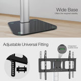NNEDSZ FORTIA Stationary TV Stand Mount for 32-70 Inch Television Screens Adjustable Universal Holds 68kg