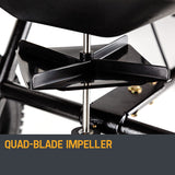 NNEDSZ PLANTCRAFT Tow Behind Broadcast Spreader 90kg 105L Seed Fertiliser Tow Rotary