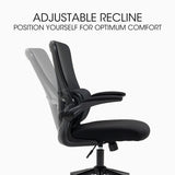 NNEDSZ FORTIA Ergonomic Mesh Office Chair Computer Seat Adjustable Recline, Black
