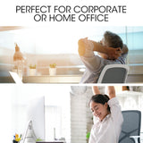 NNEDSZ FORTIA Ergonomic Office Desk Chair, Coolmesh Fabric, Adjustable Recline, Blue Mesh/White Frame