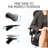 NNEDSZ FORTIA Ergonomic Office Desk Chair, Coolmesh Fabric, Adjustable Recline, Black Mesh/Black Frame