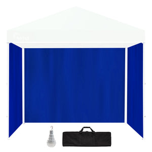 NNEDSZ RED TRACK Accessory Pack for 3x3m Navy Blue Gazebo, includes Walls, Carry Bag, Rechargeable USB Lamp
