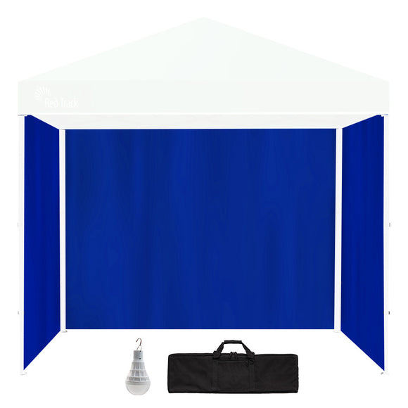 NNEDSZ RED TRACK Accessory Pack for 3x3m Navy Blue Gazebo, includes Walls, Carry Bag, Rechargeable USB Lamp