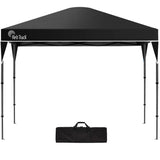 NNEDSZ RED TRACK 3.6x2.2m Ultra Compact Folding Gazebo, Carry bag, Portable Outdoor Popup Marquee for Camping Beach, Black