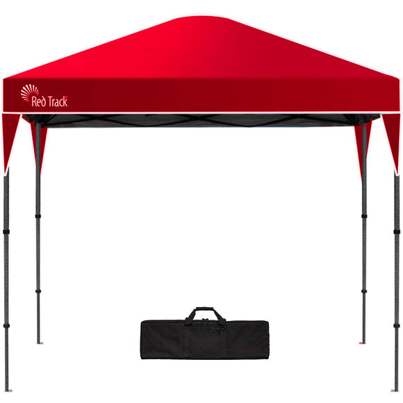 NNEDSZ RED TRACK 3.6x2.2m Ultra Compact Folding Gazebo, Carry bag, Portable Outdoor Popup Marquee for Camping Beach