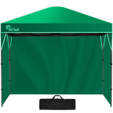 NNEDSZ RED TRACK 3.6x2.2m Ultra Compact Folding Gazebo, Walls, Carry bag, Portable Outdoor Popup Marquee for Camping Beach, Green
