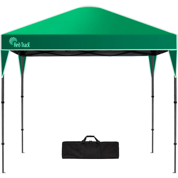 NNEDSZ RED TRACK 3x3m Ultra Compact Folding Gazebo, Carry bag, Portable Outdoor Popup Marquee for Camping Beach, Green