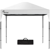 NNEDSZ RED TRACK 3x3m Ultra Compact Folding Gazebo, Carry bag, Portable Outdoor Popup Marquee for Camping Beach, White