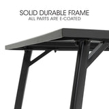 NNEDSZ FORTIA 150x90cm Outdoor Dining Table, Rectangular, Furniture for Outside with E-coating