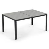 NNEDSZ FORTIA 150x90cm Outdoor Dining Table, Rectangular, Furniture for Outside
